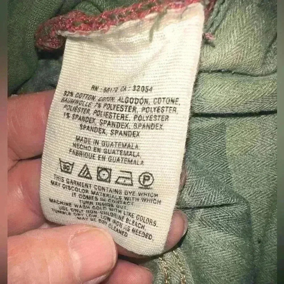 Anthropologie Pilcro & the Letterpress stet size 32 loden green jean. - Picture 15 of 15